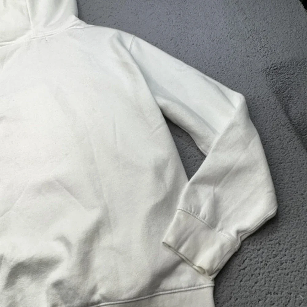 Polo Ralph Lauren Hoodie Mens Large White Pullover Preppy Bear Robe‎ Academic